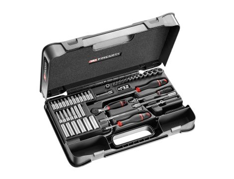 Facom - Komplet Dlug nasadek 1/4 6Kątnych 3.2-14Mm - R.450BP