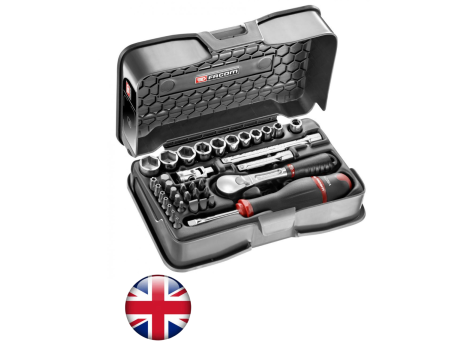 Facom - Zestaw nasadek 1/4 6-Kątnych 7/32-9/16 - RL.161-5P6U