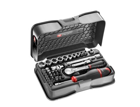 Facom - Zestaw nasadek 1/4 6-Kątnych 5.5-14Mm - RL.161-6P6