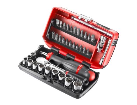 Facom - Zestaw nasadek 1/4 12-Kątnych Calowych - RL.NANO-U2