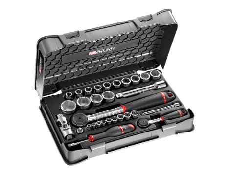 Facom - Zestaw nasadek 1/4 I 1/2 6-K Z Akcesor - RS.161-1PB