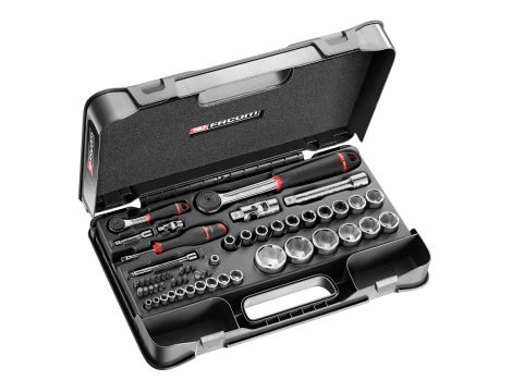 Facom - Komplet nasadek 1/4 I 1/2 6-Kątnych 5.5-32Mm - RS.161-2