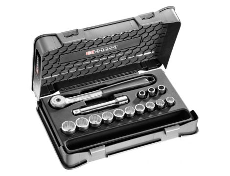 Facom - 15El Komplet nasadek Metr 1/2 12K S.151B - S.151-1P12