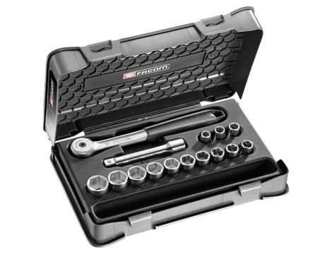 Facom - 15El Komplet nasadek 6Kat 1/2 Metr S.151B - S.151-1P6