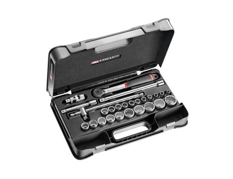 Facom - 26 El Komplet nasadek Metr1/2 12K S.161B - S.161-4P12