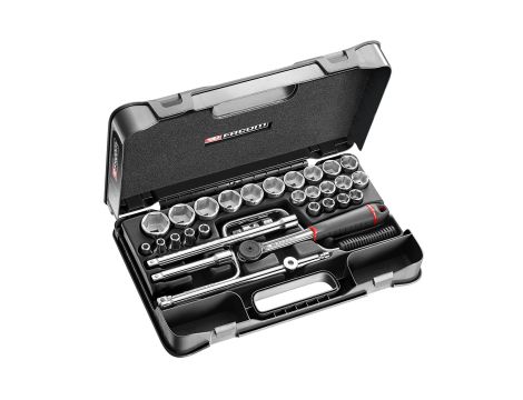 Facom - 30El Komplet nasadek Metr 1/2 6Kat S.161B - S.161-5P6