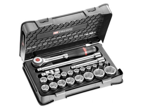 Facom - 23 El Komplet nasadek 1/2 6 Kątne S.360 - S.360-3P6
