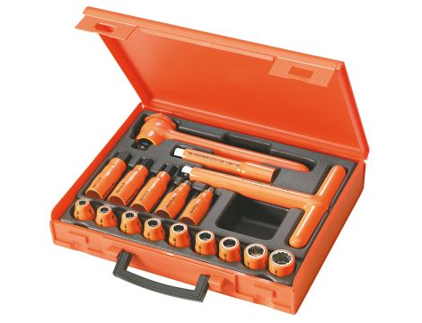 Facom - Zestaw Nasadowy Izolowany17 Narzędzi - S.401AVSE