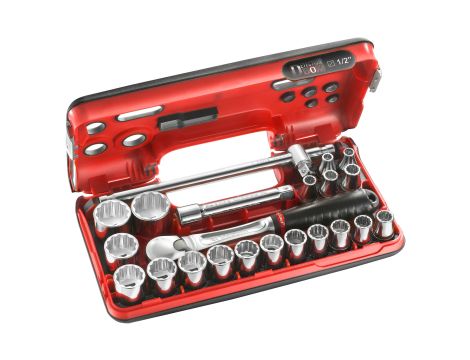 Facom - Zestaw nasadek 12-Kątnych 1/2 - SL.DBOX412