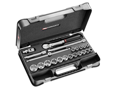 Facom - 22 El Komplet nasadek 1/2 6 Kątne Sl.161 - SL.161-2P6U