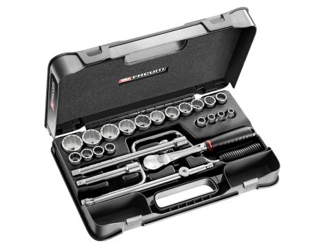 Facom - 25 El Komplet nasadek 1/2 12 Kątne S.161B - SL.161-3P12U