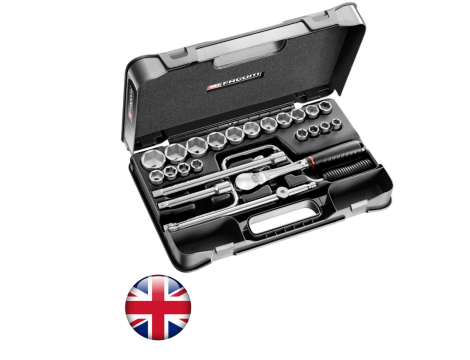 Facom - 25 El Komplet nasadek 1/2 6 Kątne Sl.161 - SL.161-3P6U