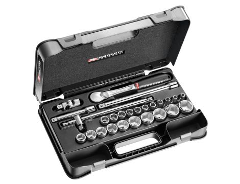 Facom - 26El Komplet nasadek Metr 1/2 6K Sl.161 - SL.161-4P6