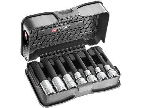 Facom - Zestaw 7 nasadek 1/2 Długich Xzn - SVL.J7APB