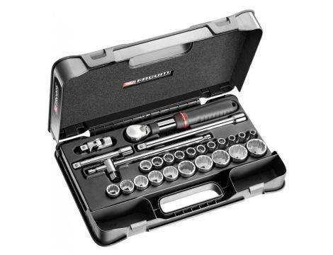 Facom - 26El Komplet nasadek Metr 1/2 12K Sxl.161 - SXL.161-4P12