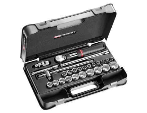 Facom - Komplet nasadek 6K 1/2 Metr Grz S.Sxl.161 - SXL.161-4P6