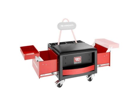 Facom - Ruchome stanowisko pracy z wbudowanym siedzeniem, wersja 2 - TCS-M2