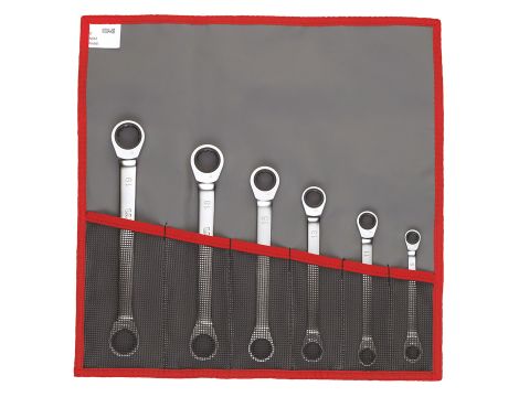 Facom - Komplet 6 Kluczy Oczkowych 12-Kątnych Metr - 64.JE6T