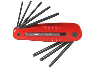 Facom - Komplet 8 Kluczy Trzp Torx W Oprawce - 89A.JM8