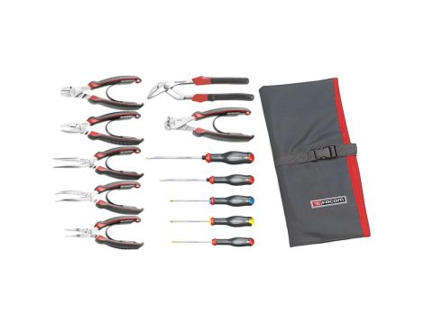 Facom - Komplet 12 Szczypiec W Saszetce - 184.J3CPE