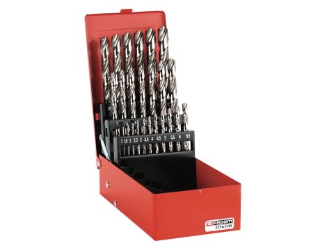 Facom - Komplet 25 Wierteł Szlifowanych 1-13Mm - 222A.TJ25