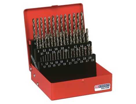 Facom - Komplet 50 Wierteł Szlifowanych - 222A.TJ50