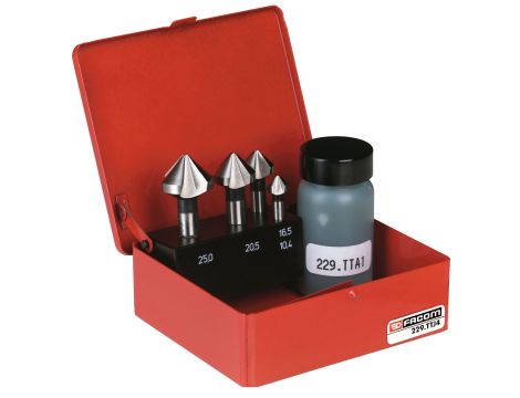 Facom - Zestaw 4 Frezów Do Poglebiania - 229.TTJ4