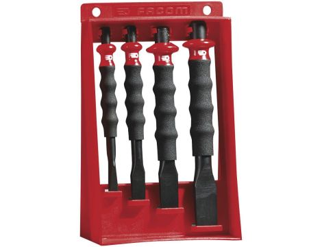 Facom - 4 Częściowy Zestaw - Dłuta - 263GPB