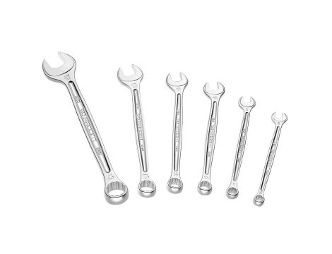 Facom - Zestaw 6 kluczy oczkowo-płaskich, 7 - 440.J6PB