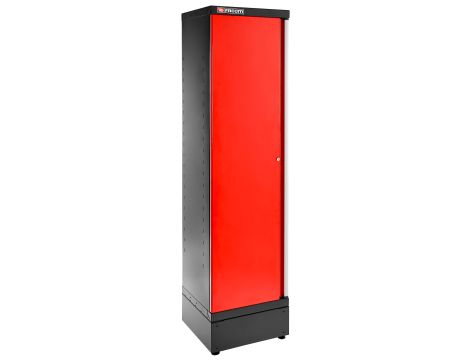 Facom - Szafa 1-drzwiowa Jetline+, drzwi pełne, 3 półki, czerwona - JLS3-A500PP