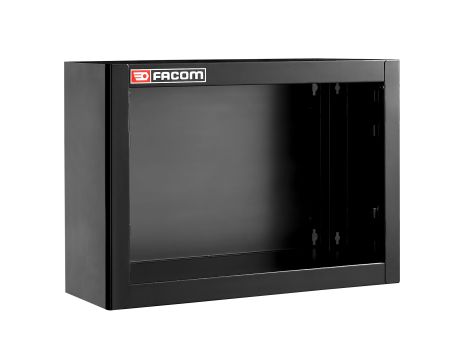 Facom - Szafka wisząca Jetline+, pojedyncza otwarta, czarna - JLS3-CHS