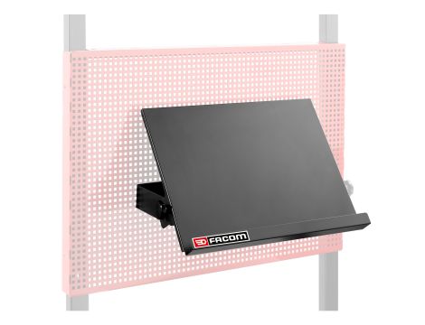 Facom - Uchwyt na laptopa do podłączenia na panelach tylnych, czarny - JLS3-LAPTOPBS