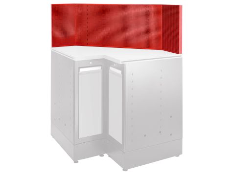 Facom - Połowa panelu do szafek narożnych Jetline+ JLS3-MBSCSW i JLS3-MBSCSG, czerwony - JLS3-PPAVACS