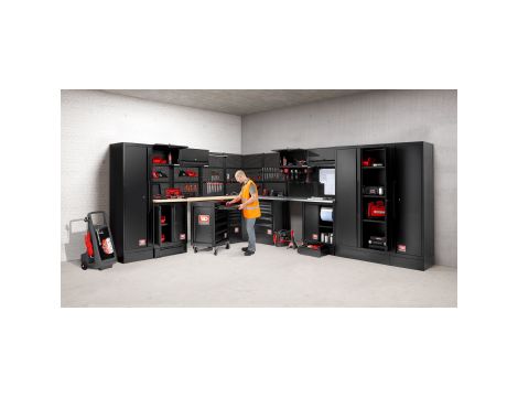 Facom - Zestaw montażowy ROLL, czarny - RWS2-TUBESBS