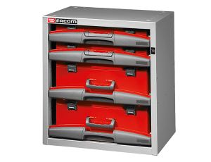 Facom - Mała Szafka 4 Mobilne Szuflady Wysoka - F50000023