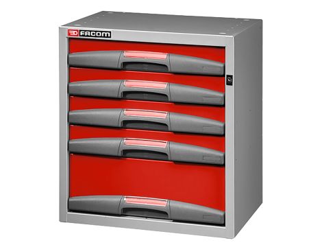 Facom - Mała Szafka 5 Stałe Szuflady Wysoka - F50000064