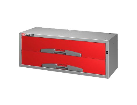 Facom - Duża Szafka 2 Stałe Szuflady Niska - F50000084