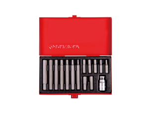 King Tony - ZESTAW BITÓW 10mm HEX 4 - 12mm, 15 części - 1015MQ