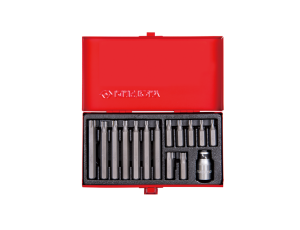 King Tony - ZESTAW BITÓW 10mm TORX T20 - T55, 15 części - 1015PQ