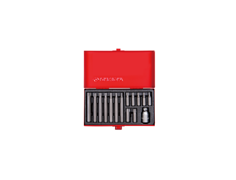 King Tony - ZESTAW BITÓW 10mm TORX T20 - T55, 15 części - 1015PQ