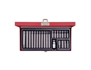 King Tony - ZESTAW BITÓW 10mm TORX PLUS IP10 - IP60, 23 części - 1023EQ