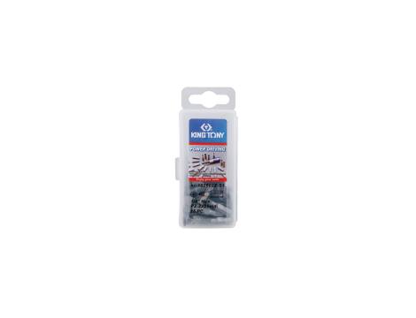 King Tony - ZESTAW BITÓW 1/4" POZIDRIV No.2 x 25mm PZ2, 25 SZT. W PUDEŁKU - 102502Z-S1