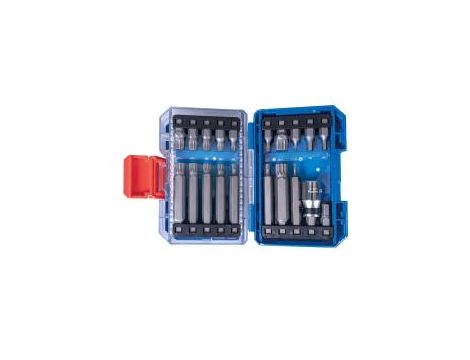 King Tony - ZESTAW BITÓW 10mm 41cz. HEX 5 - 10mm, TORX T10 - T60, SPLINE 5 - 14mm - 1041CQ01-EB