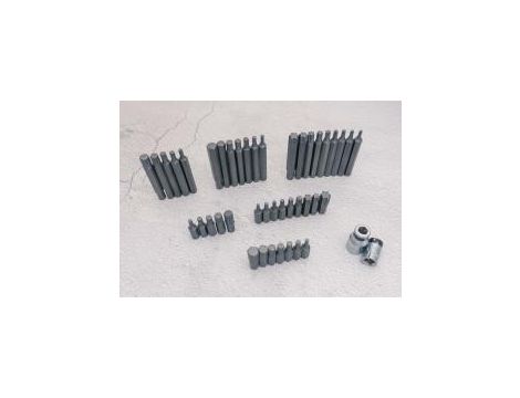 King Tony - ZESTAW BITÓW 10mm 44cz. HEX 4 - 12mm, TORX T20 - T60, SPLINE M - M12, KASETA - 1044CQ