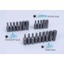 King Tony - ZESTAW BITÓW 10mm 44cz. HEX 4 - 12mm, TORX T20 - T60, SPLINE M - M12, KASETA - 1044CQ - 5