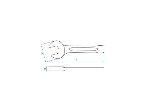 King Tony - KLUCZ PŁASKI 32mm DO POBIJANIA - 10A0-32 - 2