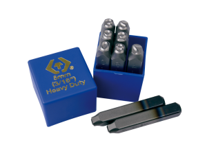 King Tony - NUMERATORY WZMACNIANE 5MM (0 - 9) 11 x 11mm - 11509SQ05