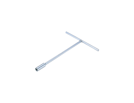 King Tony - KLUCZ NASADOWY "T" Z NASADKĄ DŁUGĄ 6mm 120/190mm, CHROM - 118406M