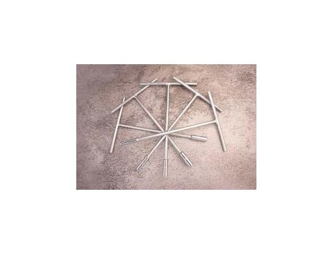 King Tony - KLUCZ NASADOWY "T" Z NASADKĄ DŁUGĄ 10mm 200/300mm, CHROM - 118410M - 3