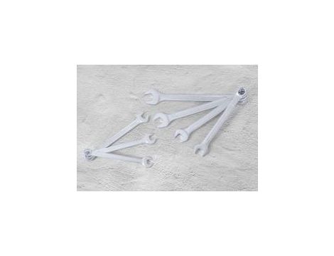 King Tony - ZESTAW KLUCZY PŁASKO-OCZKOWYCH 7cz. 10 - 19mm, ETUI - 1207MR - 3